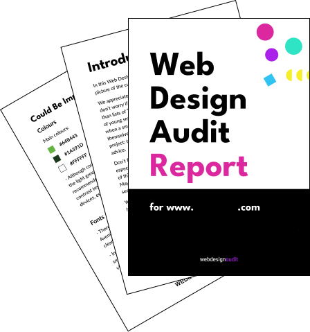 Web Design audit report preview